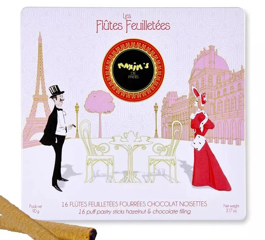 Maxim's 16 Flutes Feuilletees Chocolat Noisette